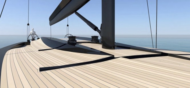 Aboard sailing yacht P100 concept