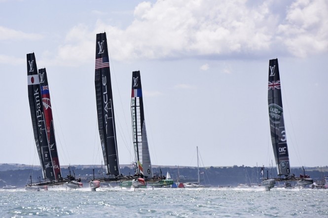 Americas Cup World Series Portsmouth 2015, Race 1 and Race 2 Photo by Rick Tomlinson