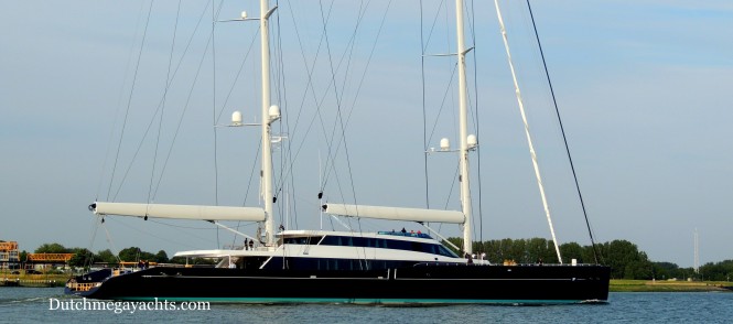 Aquijo Yacht underway - Image by Dutchmegayachts