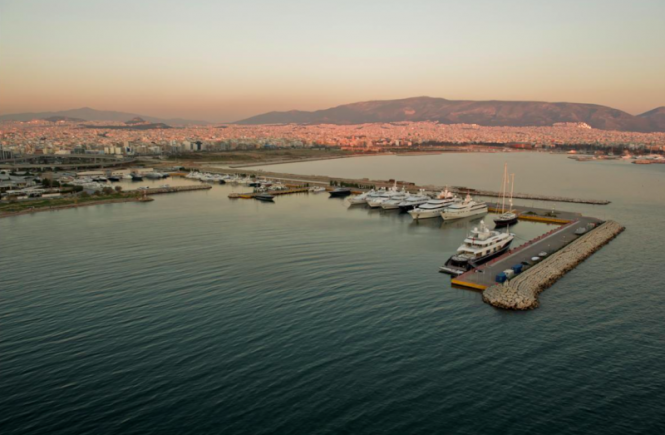 Athens Marina nestled in the lovely Greece yacht charter location