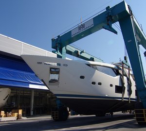 Eagerly Awaited Launch of First Custom Line 108’ Yacht