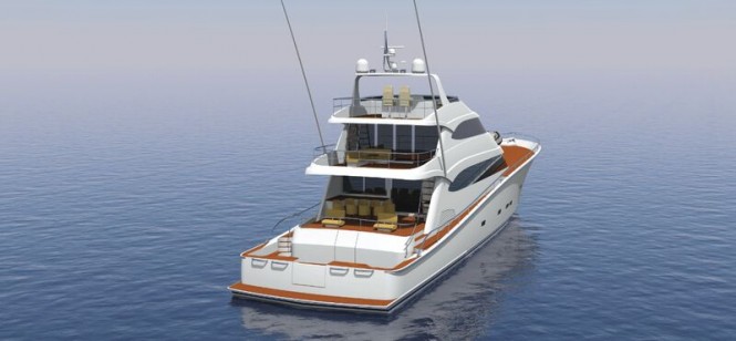 Hull 1015 Yacht - aft view