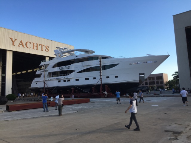 IAG motor yacht KING BABY with doors by Allu.fer Tempesta at launch