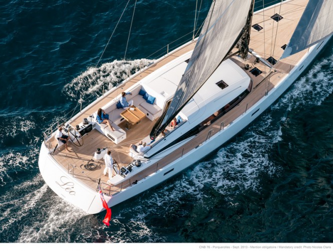 LEO Yacht from above - Photo by Nicolas Claris