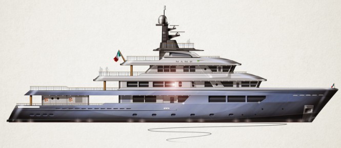 Luxury motor yacht BLACKBEARD concept
