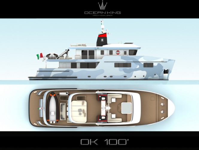 Luxury motor yacht Ocean King 100