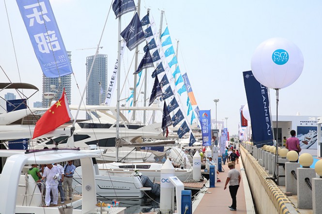 Luxury yachts on display at SO! DALIAN 2015