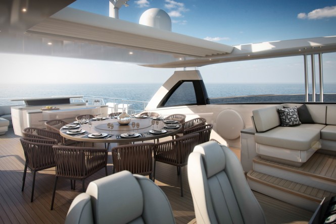 Motor Yacht Princess 35M Flybridge - Image courtesy of Princess Yacht International