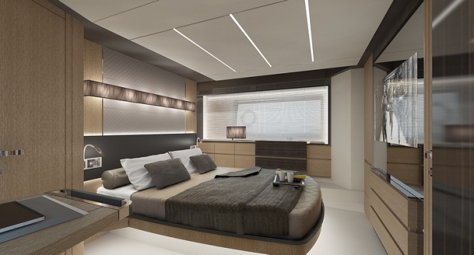 Motor yacht AZIMUT 72 - Master Cabin