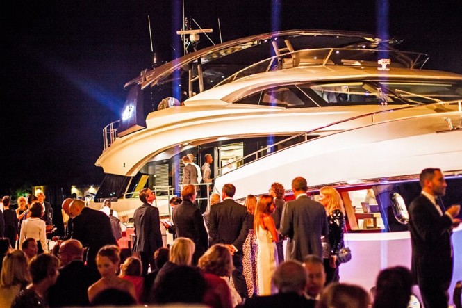 Motor yacht MCY 105 at launch