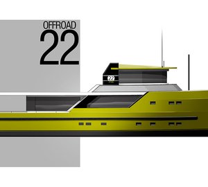 New Motor Yacht OFF ROAD 22 with helicopter deck by Steeler and Vripack