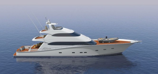 New 38,7m sportsfisher superyacht Hull 1015 by Yachting Developments