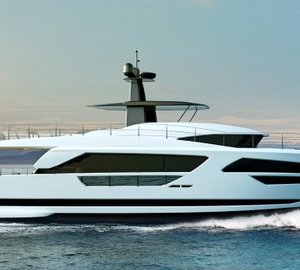 Unique New Motor Yacht HORIZON FD85 under construction