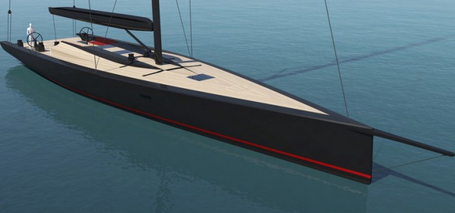 Newly evolved Superyacht P100 concept design for WallyCento racing class unveiled by Philippe Briand 