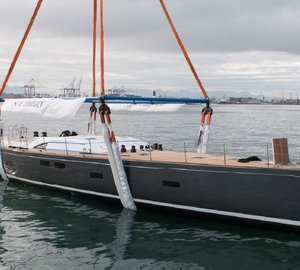 Fourth SW102 Sailing Yacht SEAWAVE splashes at Southern Wind Shipyard