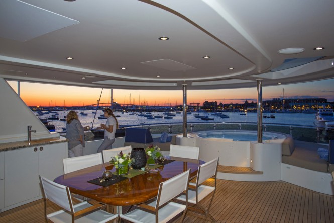 Newport Charter Yacht Show 2015 from aboard a Superyacht - Photo by Billy Black