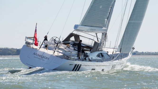 Oyster 825 sailing yacht MAEGAN