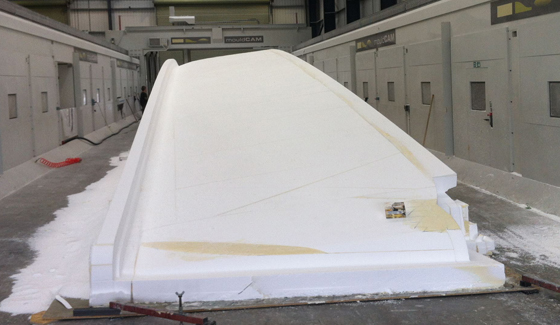 Sailing yacht Oyster 118-001 hull tooling - Image by Oyster Yachts