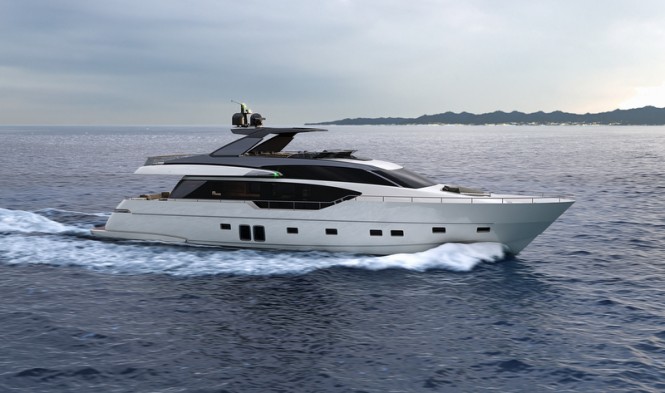 Sanlorenzo SL86 Yacht underway