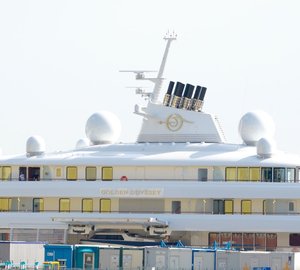 New photos of 123M Super Yacht GOLDEN ODYSSEY by LURSSEN