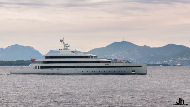 83,5m FEADSHIP Mega Yacht SAVANNAH - Photo by Julien Hubert
