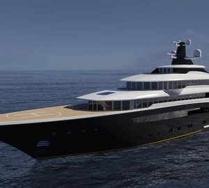 Dramatically beautiful 87m Mega Yacht ARAGONESE concept by Jorge Jabor