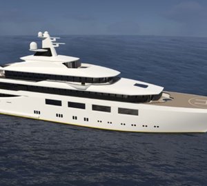 Striking 87m Mega Yacht MIRAMARE concept by Jorge Jabor
