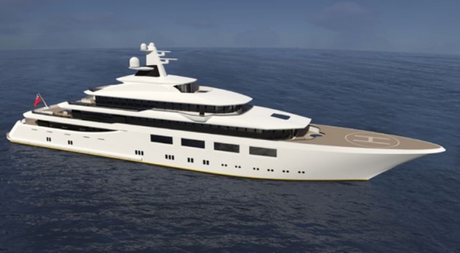 87m superyacht MIRAMARE concept by Jorge Jabor