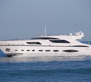 Photos of the striking AB Yachts motor yacht AB145