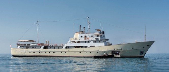 Beautifully restored 65m classic motor yacht LA SULTANA managed by Bachmann Group