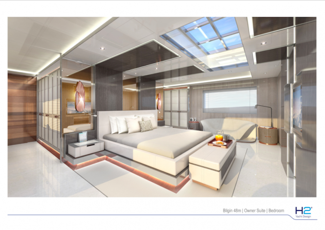 Bilgin 156 superyacht - Owner suite