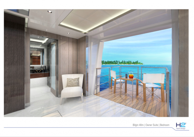 Bilgin 48m Owner Private Balcony