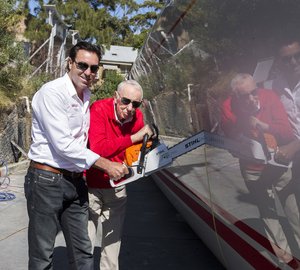 Chainsaw Chop for Australia’s Most Successful Ocean Racing Yacht WILD OATS XI
