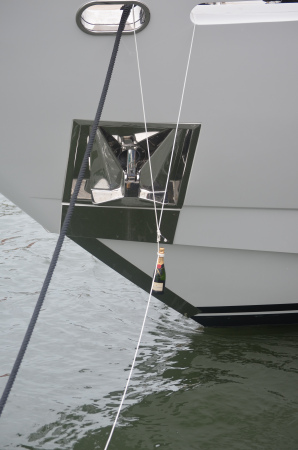 Celebrating the launch of the new Sunseeker 115 Yacht in Poole, Dorset