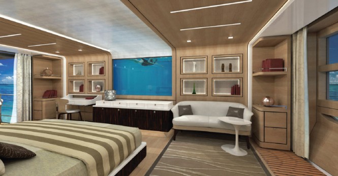 Explorer 40M Wide Bow superyacht - Owners Cabin
