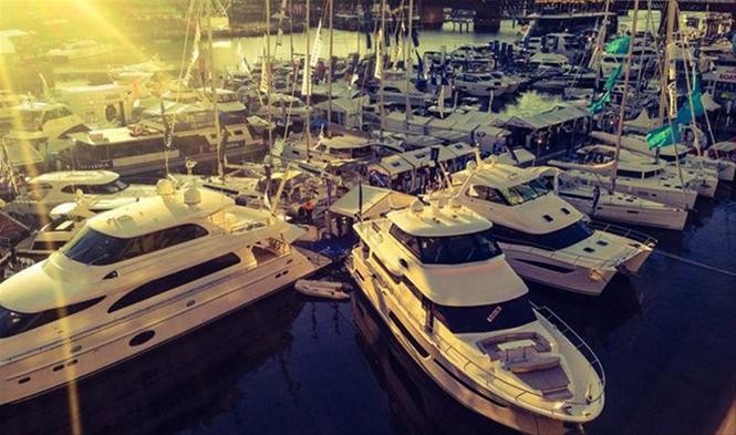 Horizon's display of luxury motor yachts at the 46th Sydney Boat Show