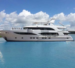 Delivery of New 140’ Superyacht KING BABY by IAG custom built for Superyacht Charter