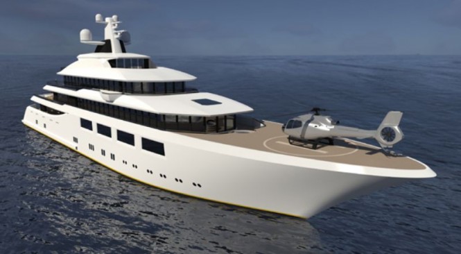 Luxury motor yacht MIRAMARE concept