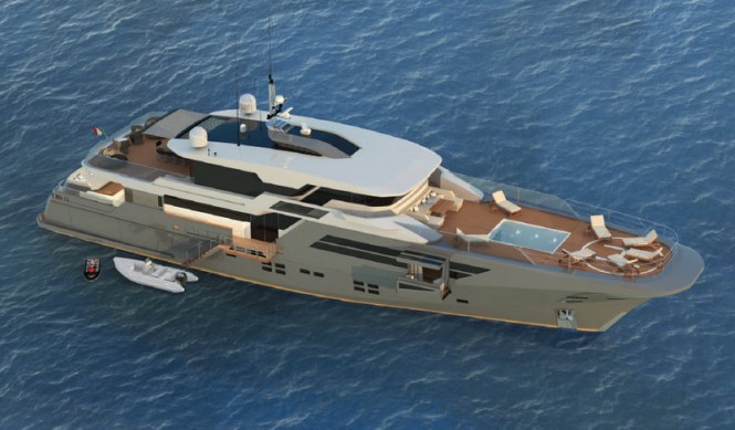 Luxury superyacht Explorer 40M Wide Bow 