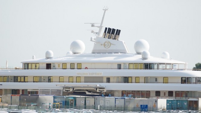 Luxury yacht GOLDEN ODYSSEY - Photo by DrDuu