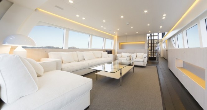 Luxury yacht JANGADA - Saloon