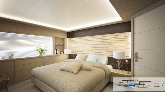 Luxury yacht MARGOT - Cabin