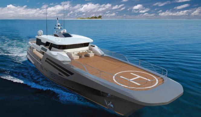 New Explorer 40M Wide Bow Superyacht Design by Andrea Borzelli & Sara Berta Architetti
