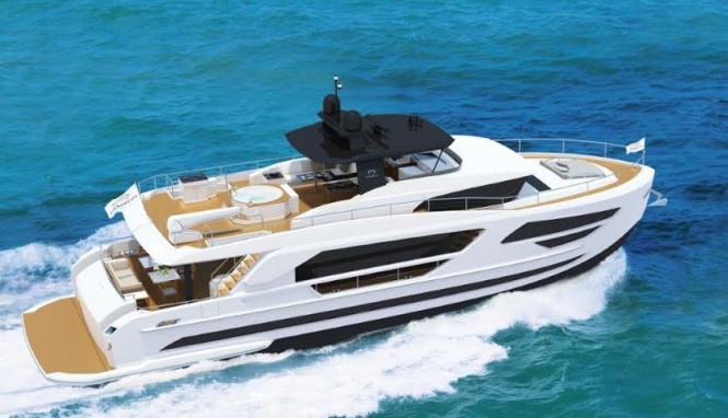 New FD85 Fast Displacement Yacht unveiled by Horizon Yachts