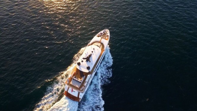 Newly refitted 36m Oceanfast superyacht SAHANA now available for superyacht charter in Australia