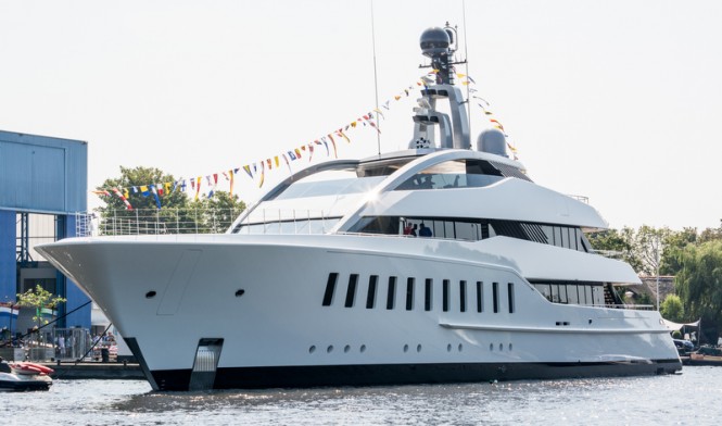 Super yacht HALO just launched