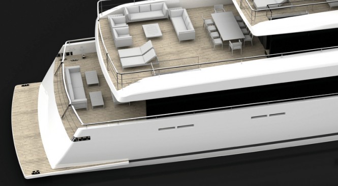 Luxury yacht LOGICA 154 - Decks