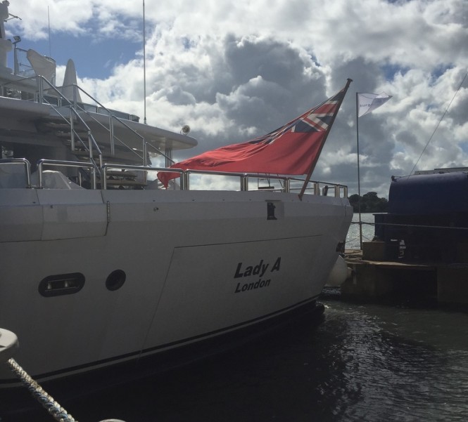 Luxury yacht Lady A