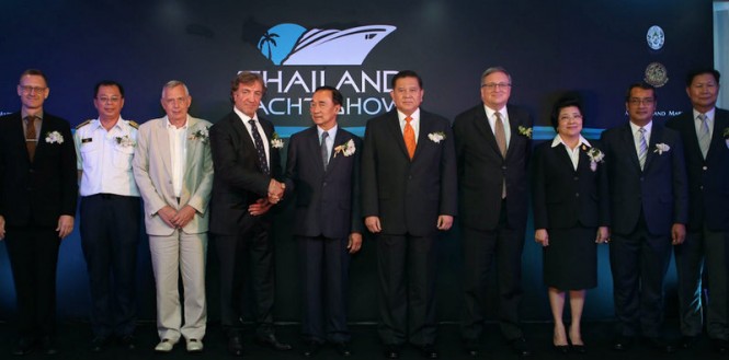 The official Thailand Yacht Show launch party delegation