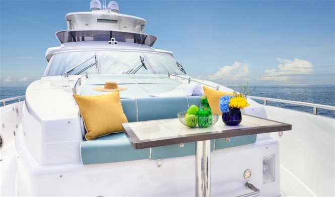 Aboard luxury yacht E78